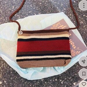 The Sak Multicolor Crochet Crossbody Bag